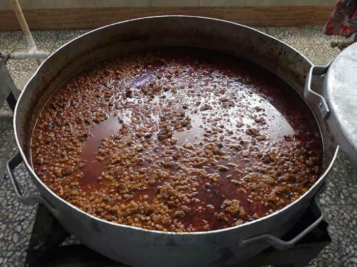 Kochen im Großkessel